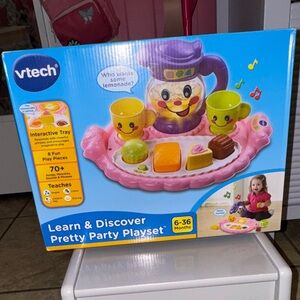 Pink Learning Toy with Interactive Features